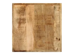 Mesa de bar 55x55x107 cm madeira de mangueira maciça e ferro PT277002