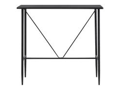 Mesa de bar 120x60x110 cm MDF preto PT532622