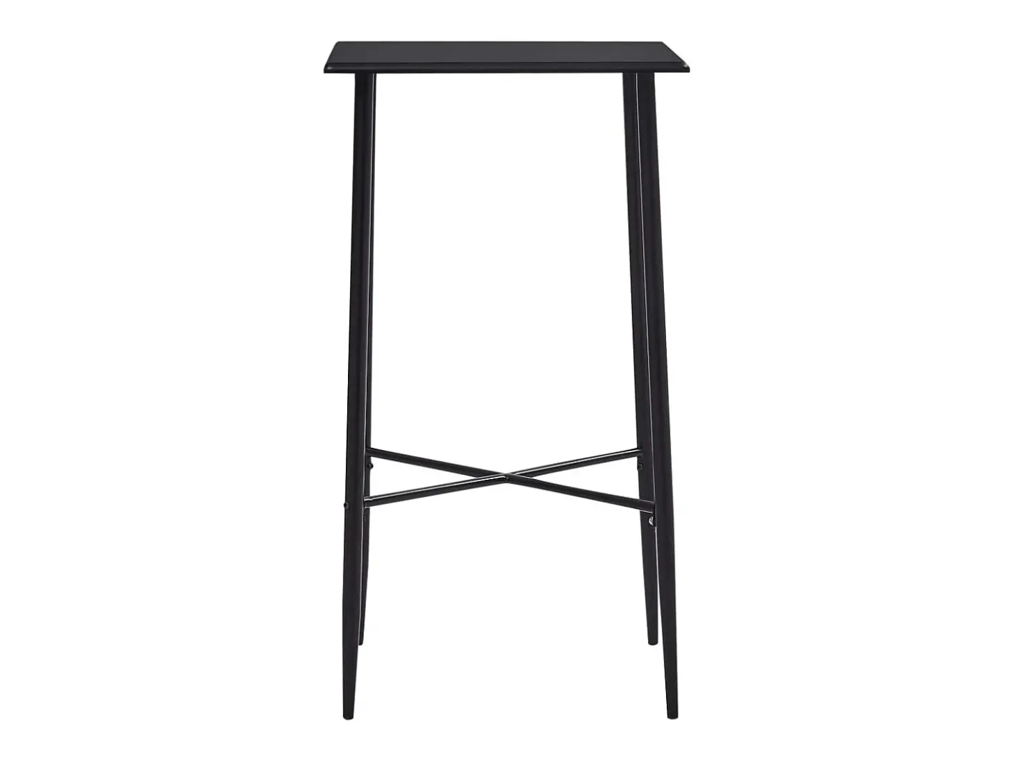 Mesa de bar 60x60x111 cm MDF preto PT665778