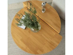 Mesa de café Dgiarett, Mesa de café, Porta-revistas para sofá, Prateleira para sala de estar, 90x60h35 cm, Carvalho