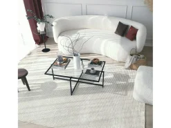 Mesa de café saLote Dionit, Mesa de café, Porta-revistas para sofá, Prateleira para sala de estar, 94x64h35 cm, Preto