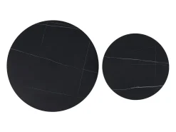 Mesa de centro - cerâmica - preta - ARGOT 2x