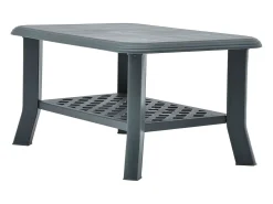 Mesa de centro | Mesa de apoio 90x60x46 cm plástico verde