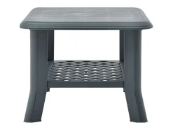 Mesa de centro | Mesa de apoio 90x60x46 cm plástico verde