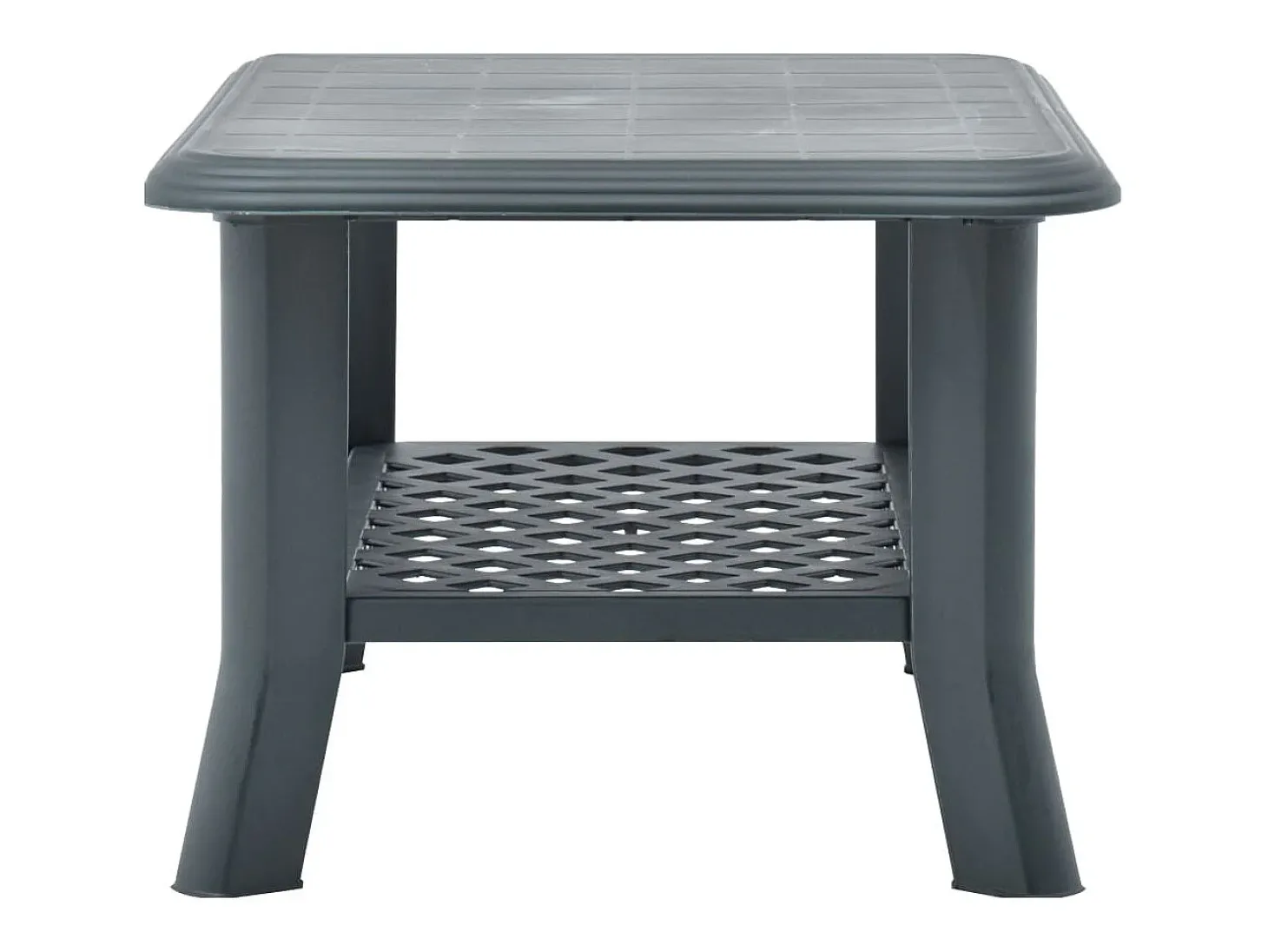Mesa de centro | Mesa de apoio 90x60x46 cm plástico verde