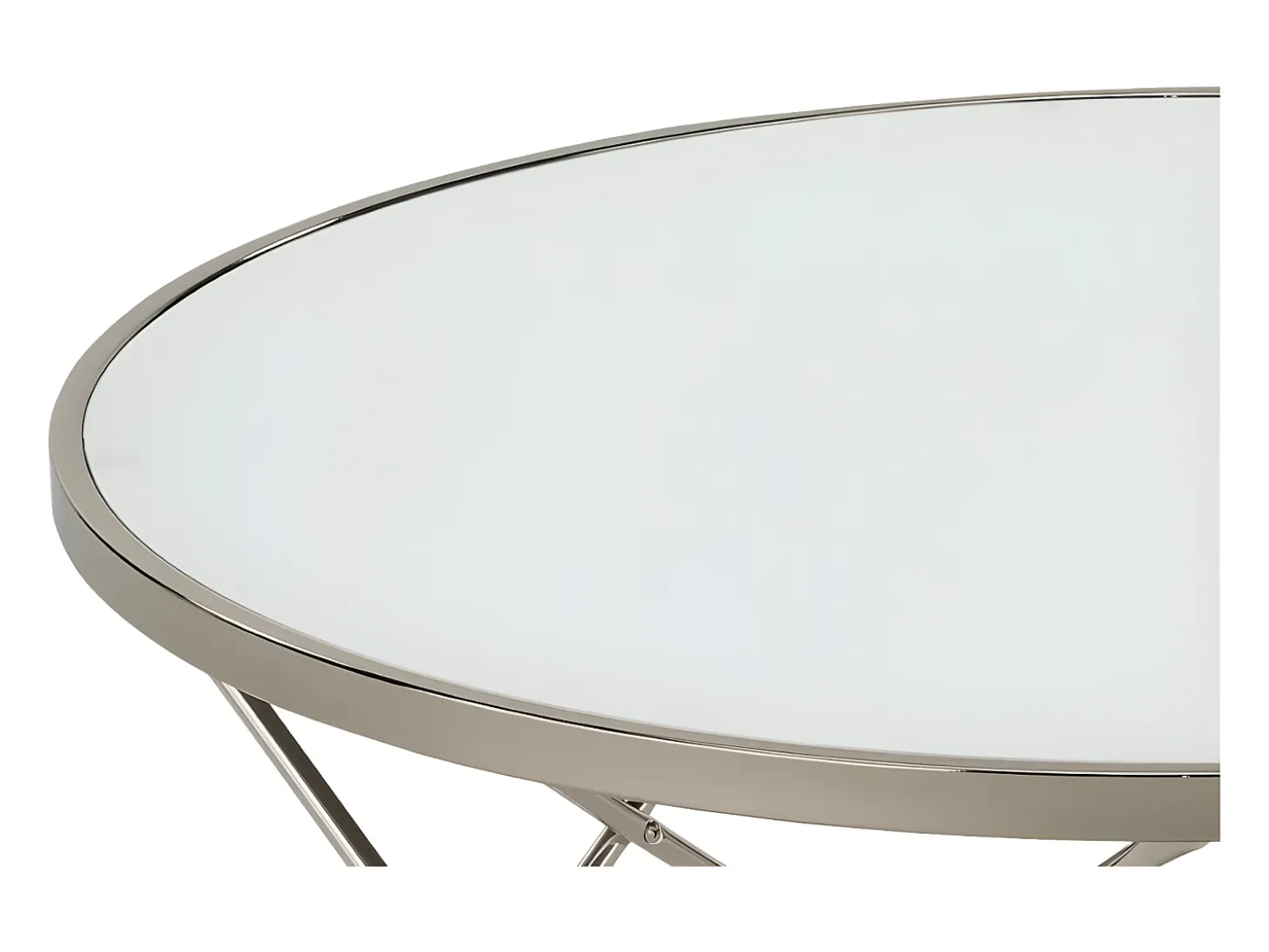 Mesa de centro - vidro - branco - TINASA