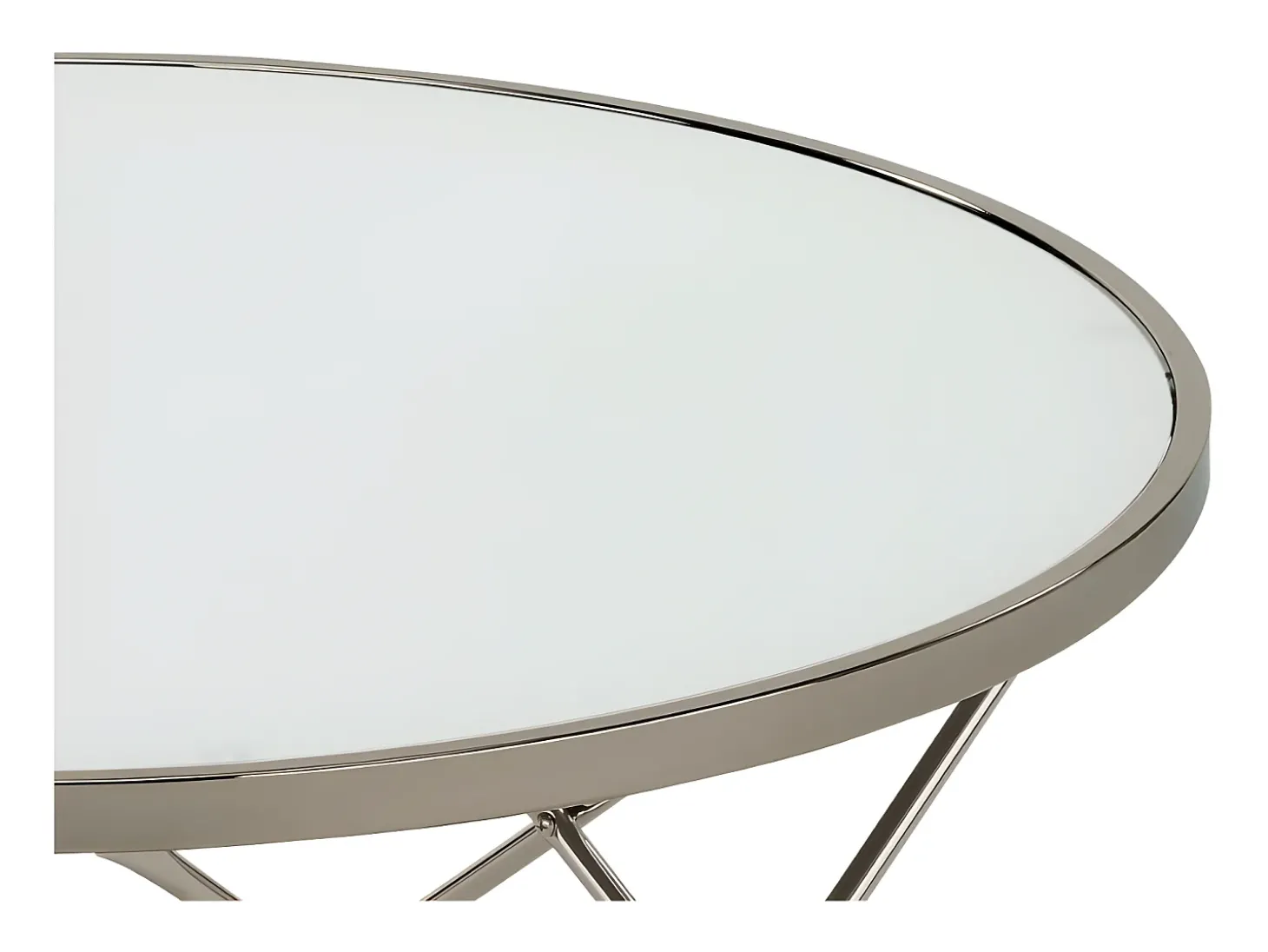 Mesa de centro - vidro - branco - TINASA