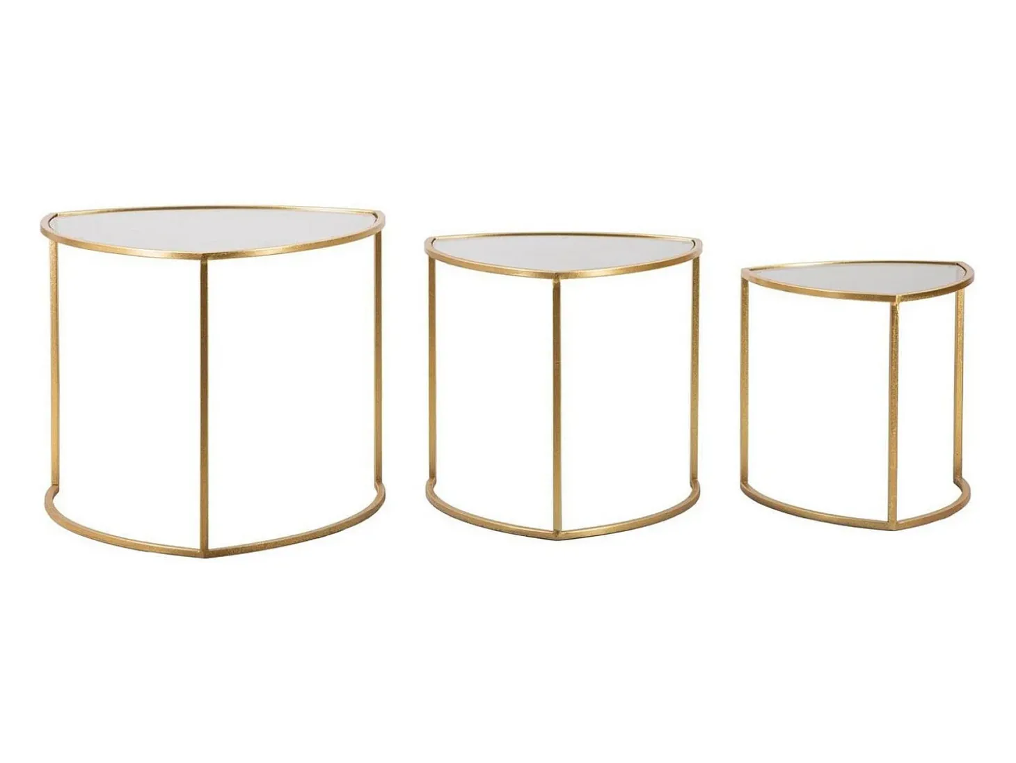 Mesa de centro Adrian, Mesa de centro baixa, Porta-revistas para sofá, Prateleira de sala, 60x60 h50 cm, Dourado