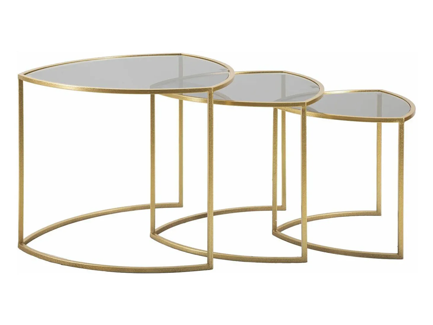 Mesa de centro Adrian, Mesa de centro baixa, Porta-revistas para sofá, Prateleira de sala, 60x60 h50 cm, Dourado