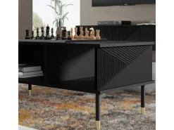 Mesa de centro Aglaé preto 45cm