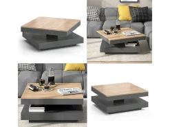 Mesa de centro antracite 70x70x34 elias