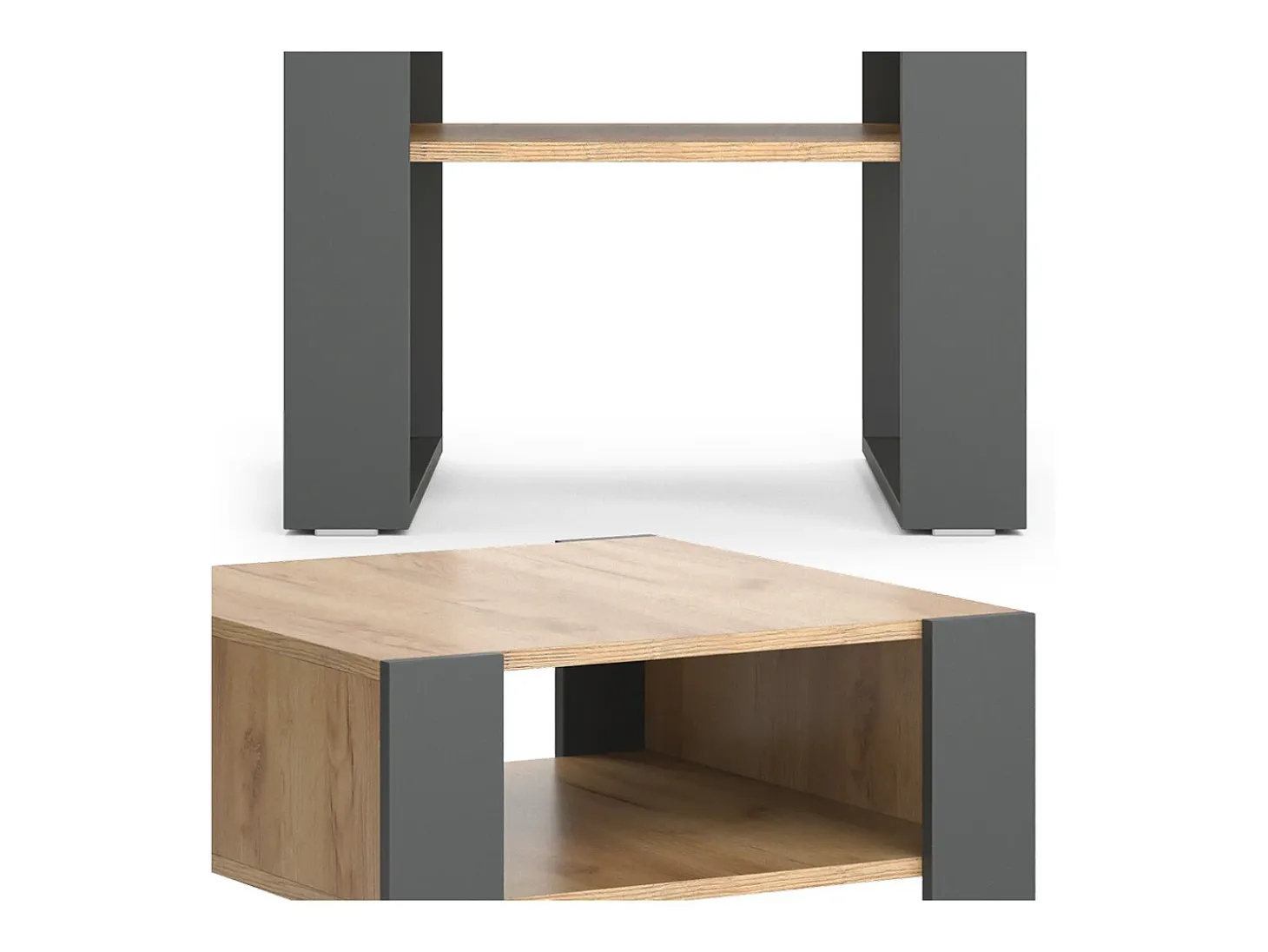 Mesa de centro antracite 59.2x50.6x62.4