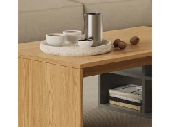 Mesa de centro antracite 90x50x33.6 kivo