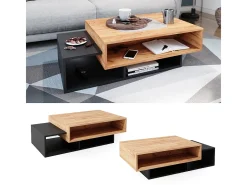 Mesa de centro antracite 105x60x32 bari