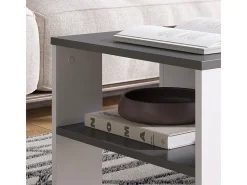 Mesa de centro antracite/branco 89.8x46.4x35.8 wilmut