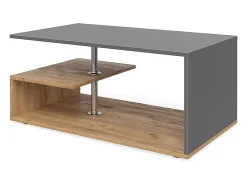 Mesa de centro antracite/carvalho arenoso 91x52.6x41 guillermo
