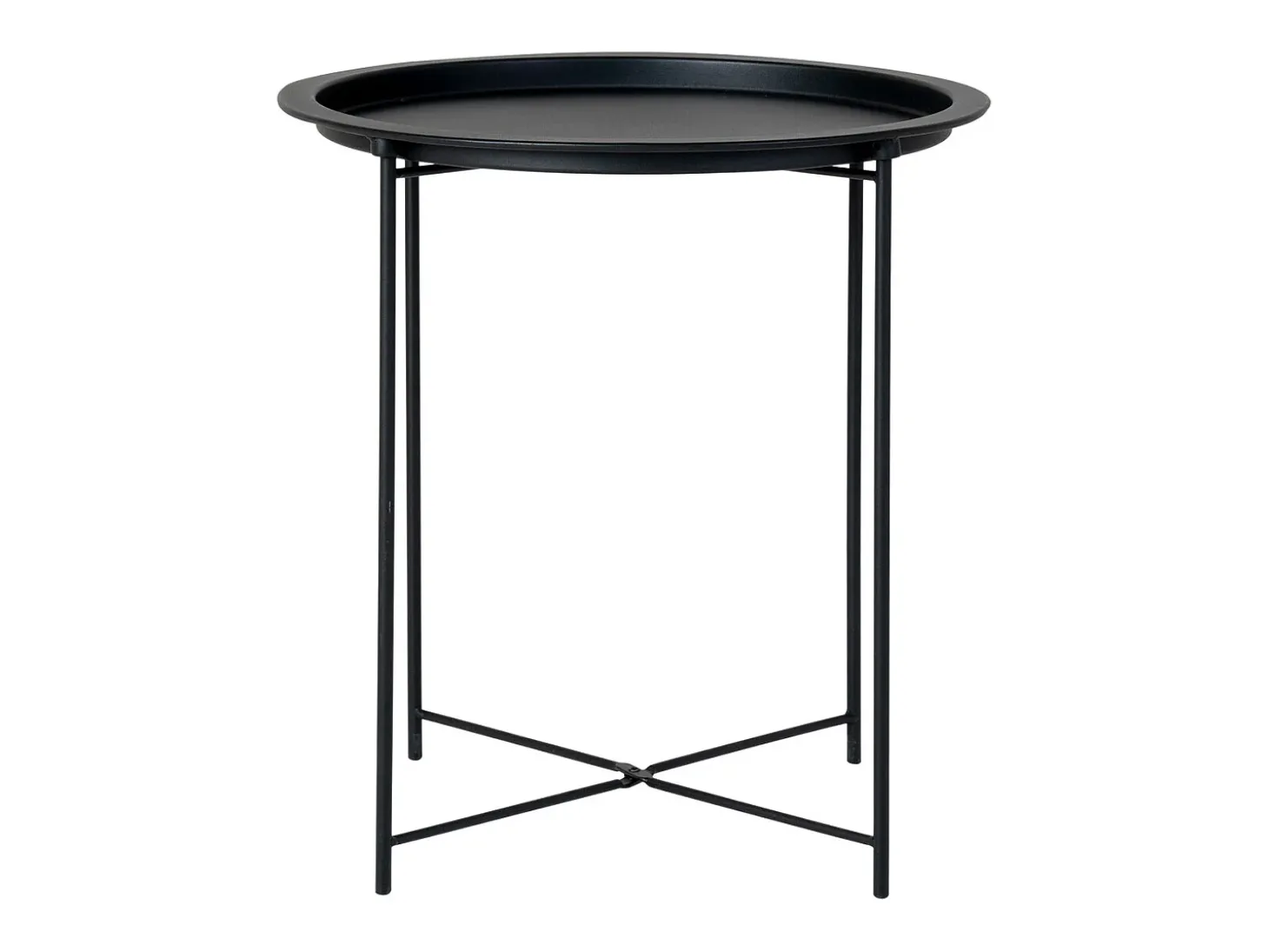 Mesa de Centro Bastia, Preto, 47x47x50 cm, Kendra Home