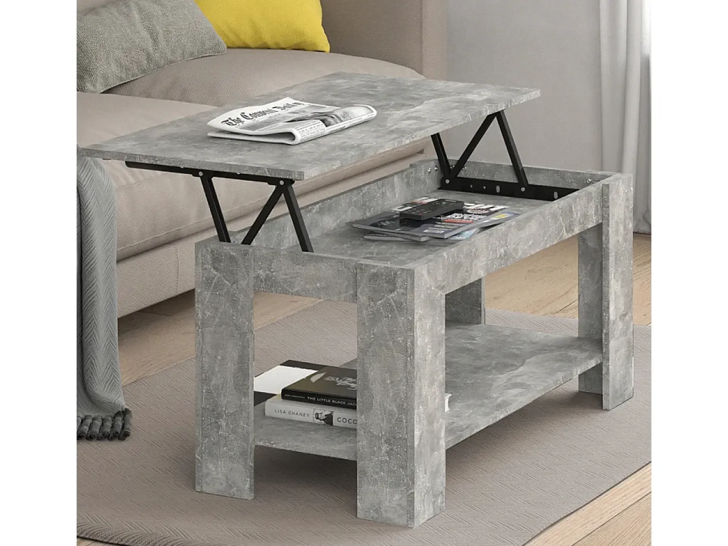 Mesa de centro betão 100x50x50 lorenz