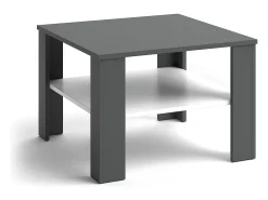 Mesa de centro branco/antracite 60x60x42 homer