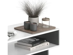Mesa de centro branco/antracite 80x46.2x35.4 josef