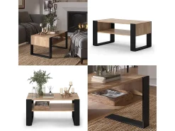 Mesa de centro carvalho goldkraft 92x52.4x45.6 olli