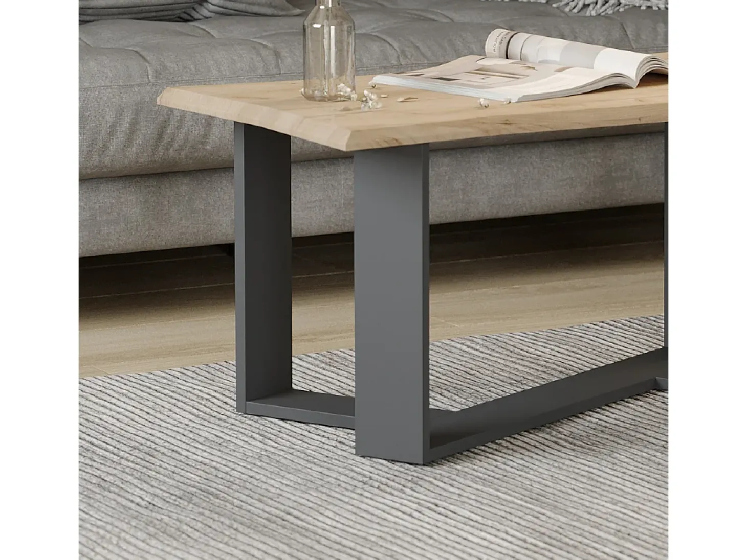 Mesa de centro carvalho goldkraft 90x50x42.3 arne