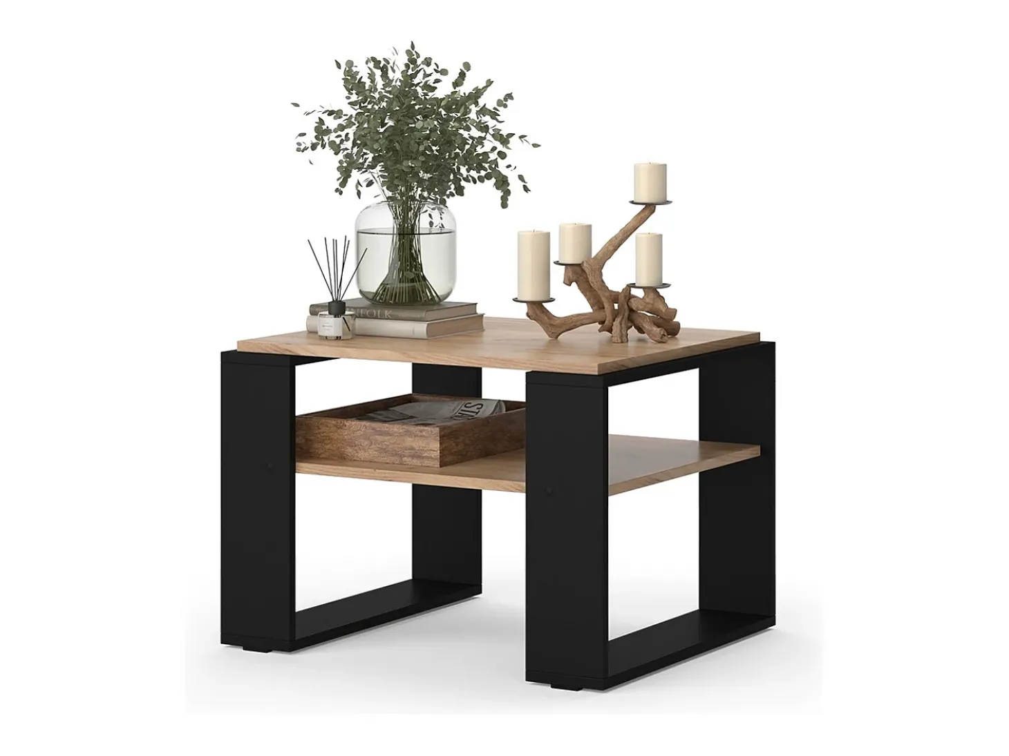 Mesa de centro carvalho goldkraft 65.6x55.8x46.2 helm