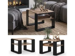 Mesa de centro carvalho goldkraft 65.6x55.8x46.2 helm