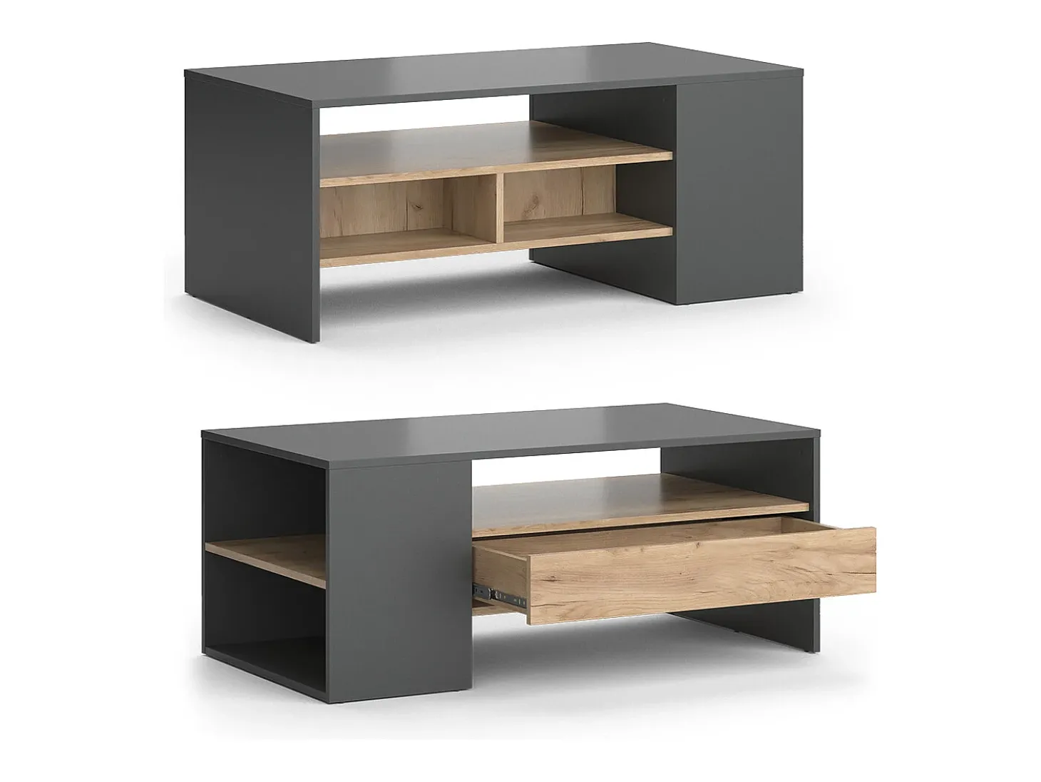 Mesa de centro carvalho goldkraft 110x60x45.5 fabien