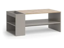 Mesa de centro cinzento-bege 100x55x42 wido