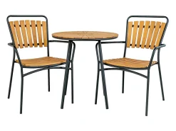 Mesa de Centro Cleveland, Castanho, 70x70x74 cm, Kendra Home