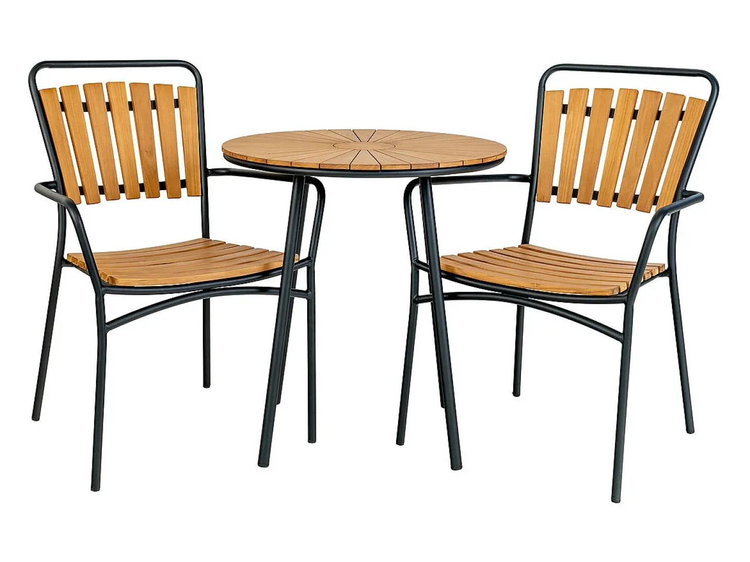 Mesa de Centro Cleveland, Castanho, 70x70x74 cm, Kendra Home