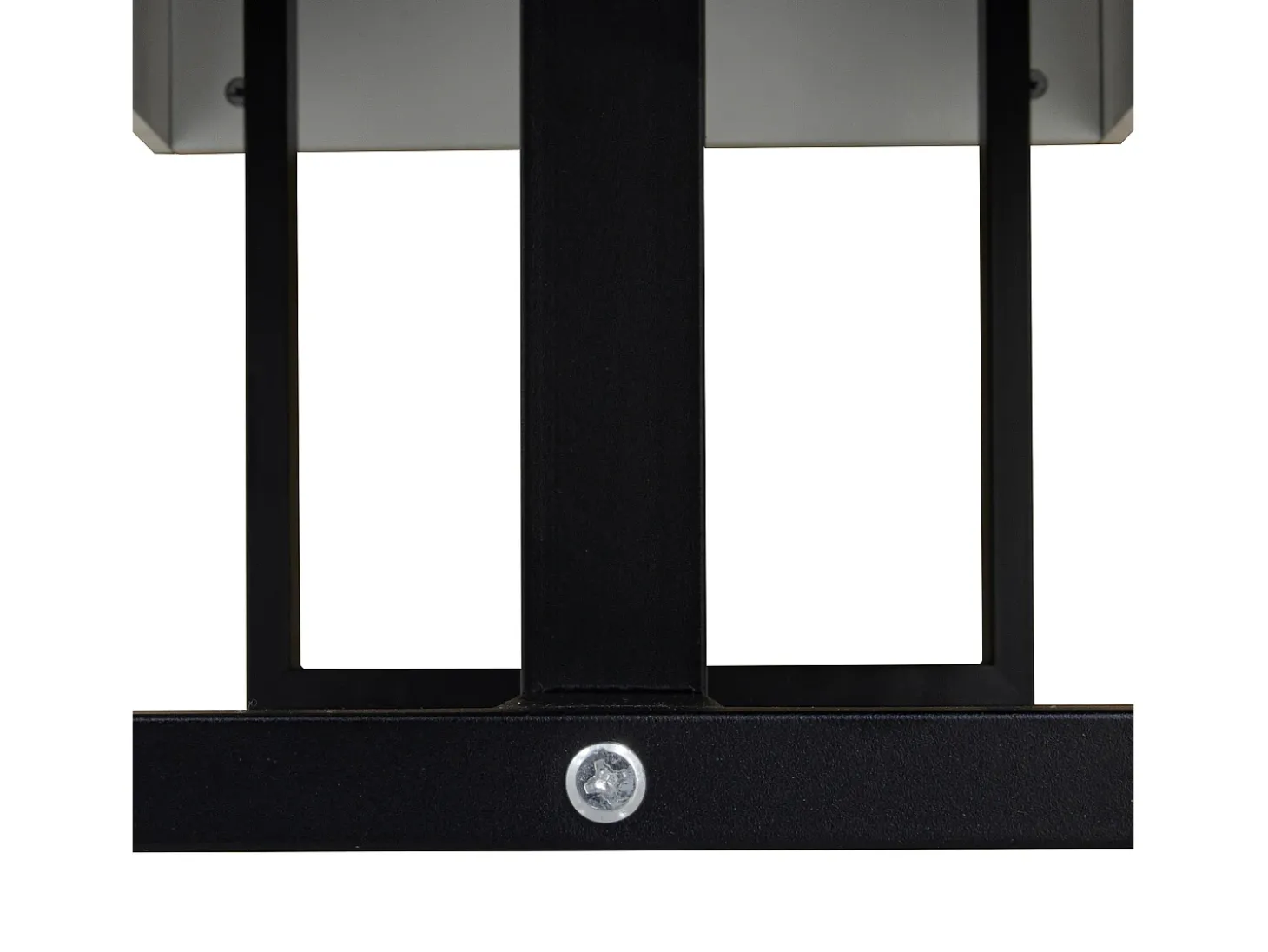 Mesa de centro clássica em preto e branco - Tampo preto brilhante