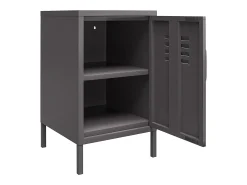 Mesa de centro com 1 prateleira em MDF branco