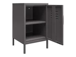 Mesa de centro com 1 prateleira em MDF branco