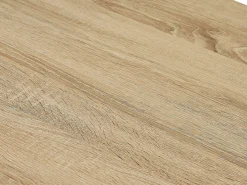Mesa de centro com tampo giratório MDF natural e branco - VITALY
