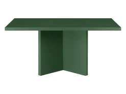 Mesa de centro com tampo laminado de 3 cm verde cedar 100x60 cm