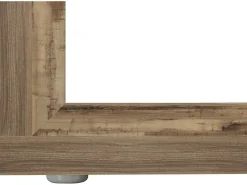 Mesa de centro Dcalligari, Mesa de estar, Armário de armazenamento baixo, Mesa de café, 55x55h41 cm, Bordo