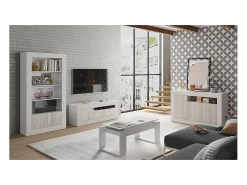 Mesa de centro de design com tampo elevatório L102 cm - Ciara, ideal para espaços pequenos