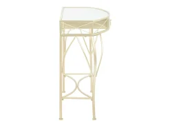 Mesa de centro de estilo francês metal 82x39x76 cm dourado PT705384