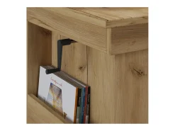 Mesa de centro de madeira VCM simples | Dimensões aprox. A. 52 x L. 115 x P. 58 cm | Mesa sala de estar - Kobila altura ajustável extensível (carvalho mel)