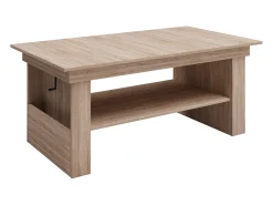 Mesa de centro de madeira VCM simples | Dimensões aprox. A. 52 x L. 115 x P. 58 cm | Mesa sala de estar - Kobila (carvalho mel)