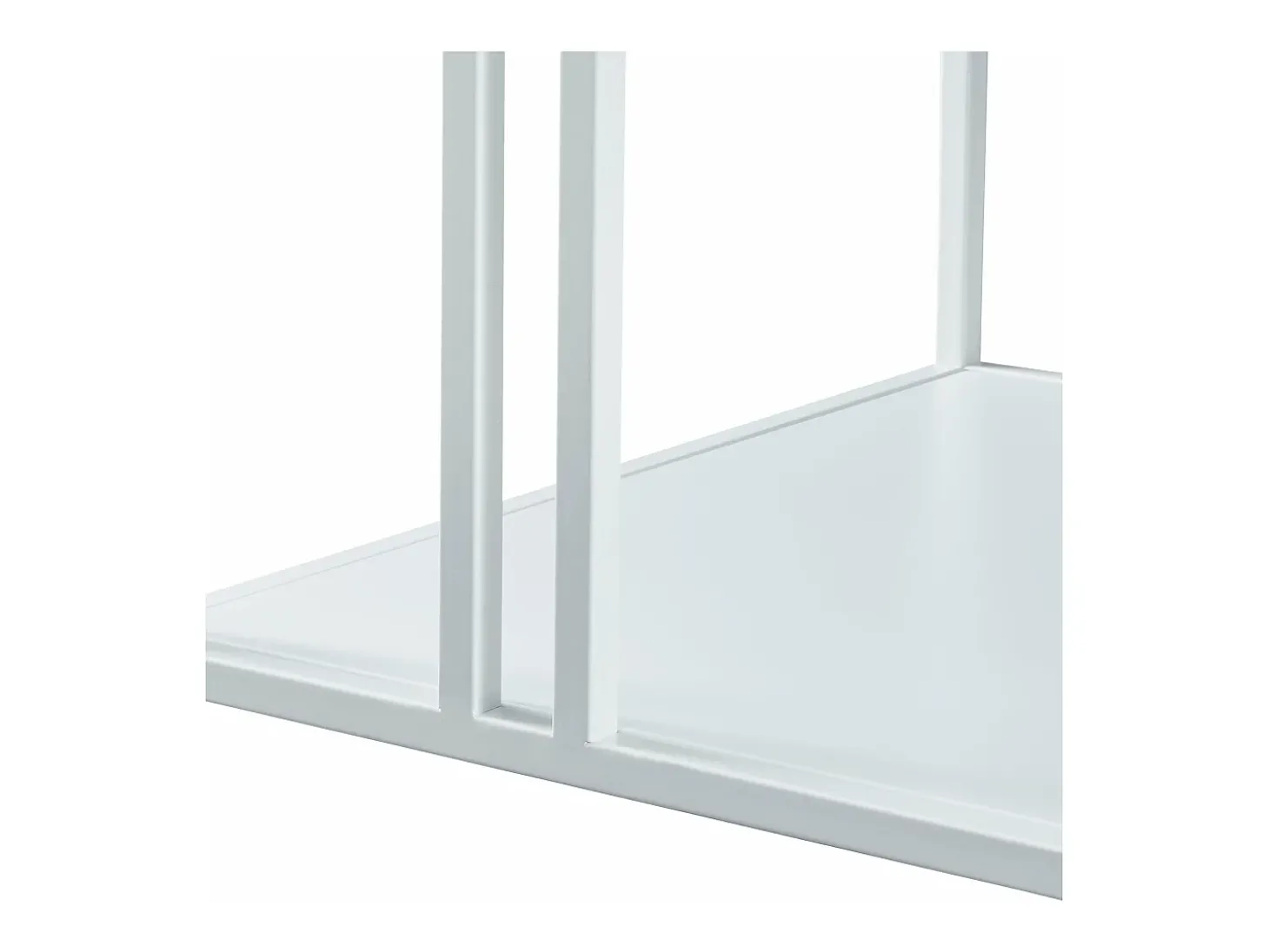 Mesa de centro de metal 47 x 110 x 55 cm branca 03_0008454