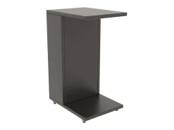Mesa de centro Dgambazz, Mesa de café, Suporte de revistas para sofá, Prateleira para sala de estar, 30x40h63 cm, Antracite