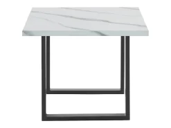 Mesa de centro Diamond | com 2 portas em madeira de manga castanha