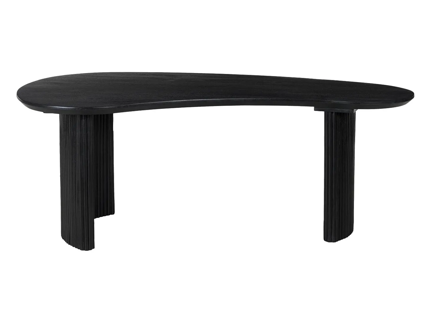 Mesa de centro em madeira de mangueira preto - TAMENIA de Maison Céphy