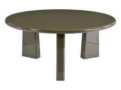 Mesa de centro em MDF - Caqui lacado - ZINAPA