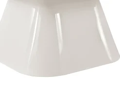 Mesa de centro em MDF - Creme lacado - NATAZA