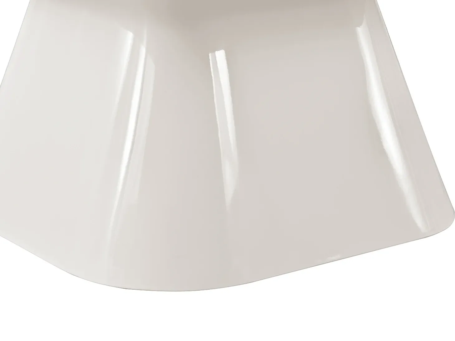 Mesa de centro em MDF - Creme lacado - NATAZA