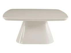 Mesa de centro em MDF - Creme lacado - NATAZA
